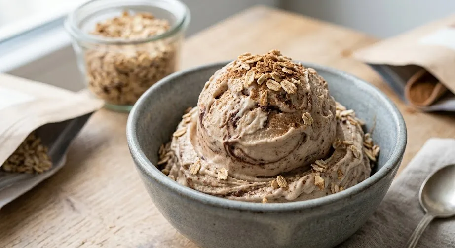 Cinnamon Roll Zimt-Hafer Protein-Eis