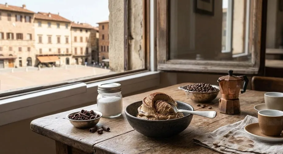 Kaffee-Gelato (Caffè)